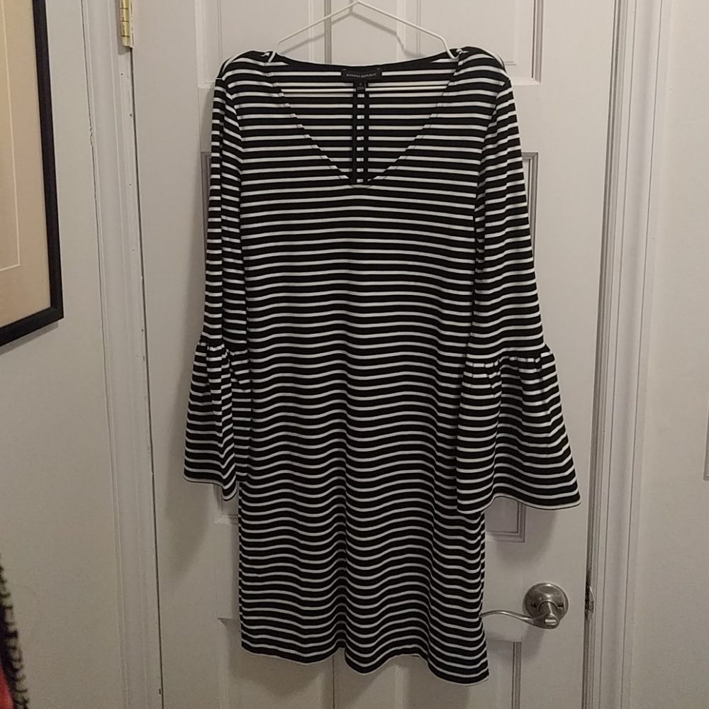 Striped Banana Republic Dress Size Small